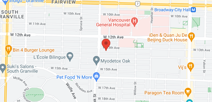map of 14 960 W 13TH AVENUE
